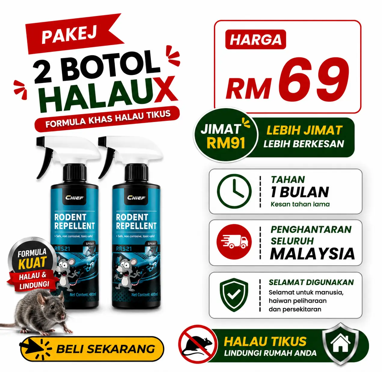 Pakej 2 Botol