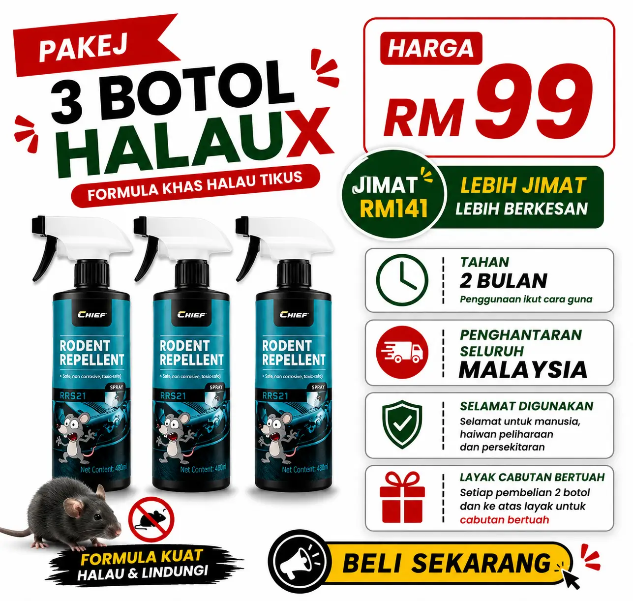 Pakej 3 Botol