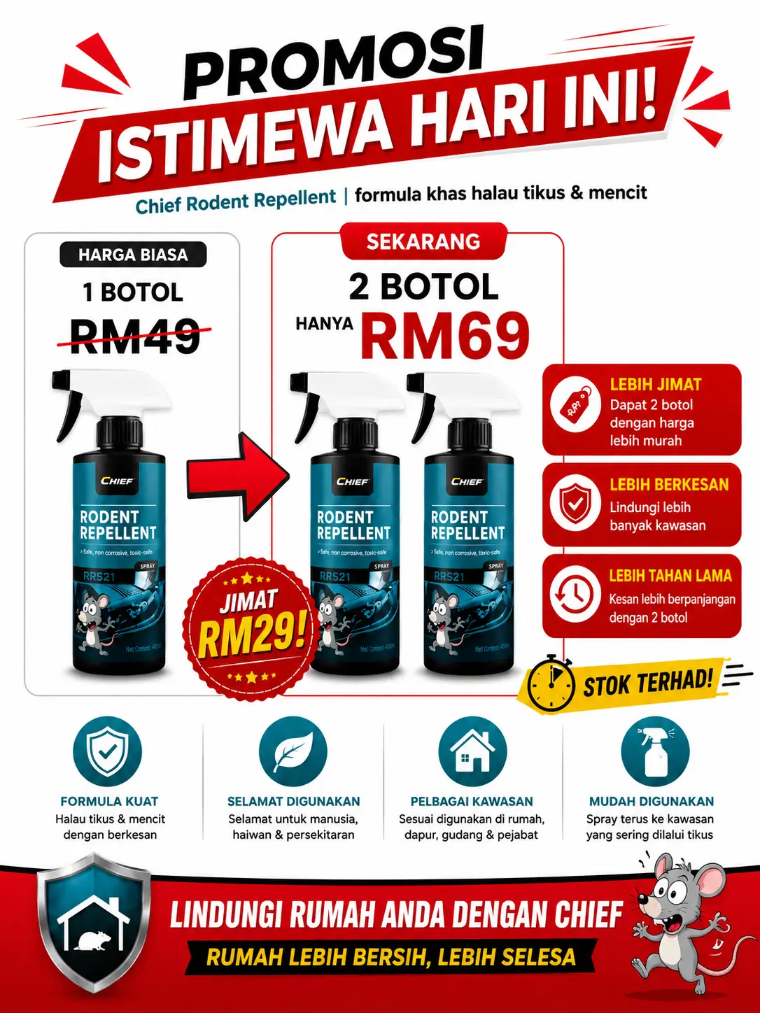 Maklumat promosi Chief